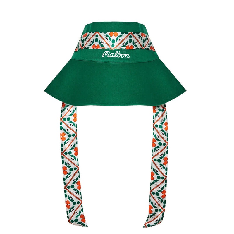 Malbon Gia Open Top Golf Bucket Hat Foliage Green – SS25 Women