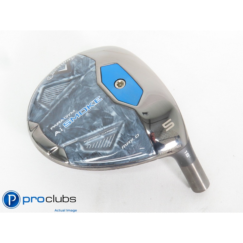 Nice! Callaway PARADYM Ai Smoke MAX D 18* 5 Wood – Head Only – 432900