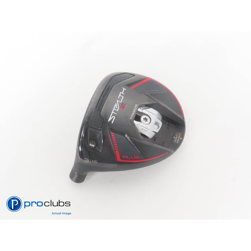 Nice Left Handed TaylorMade STEALTH 2 PLUS 15* 3 Wood HEAD ONLY 382127