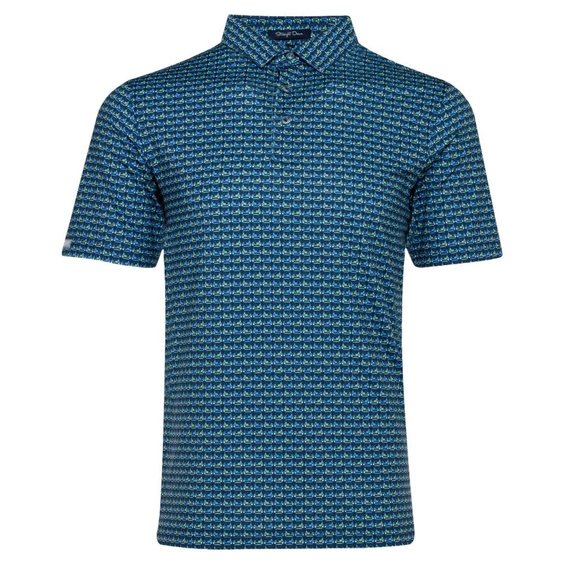 Straight Down Easy Rider Golf Polo Ocean – FW24 Men