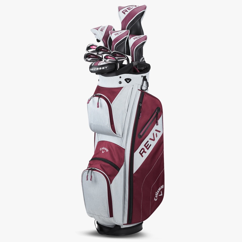 Callaway Women’s Reva 11-Piece Complete Set w/ Eggplant Cart Bag