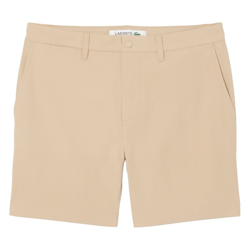 Lacoste Slim Fit Golf Shorts Beige – SS25 Men