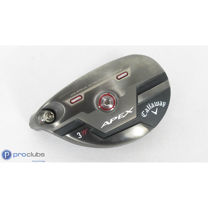 Left Handed Callaway Apex 19* – 3 Hybrid – Head Only – L/H 378527