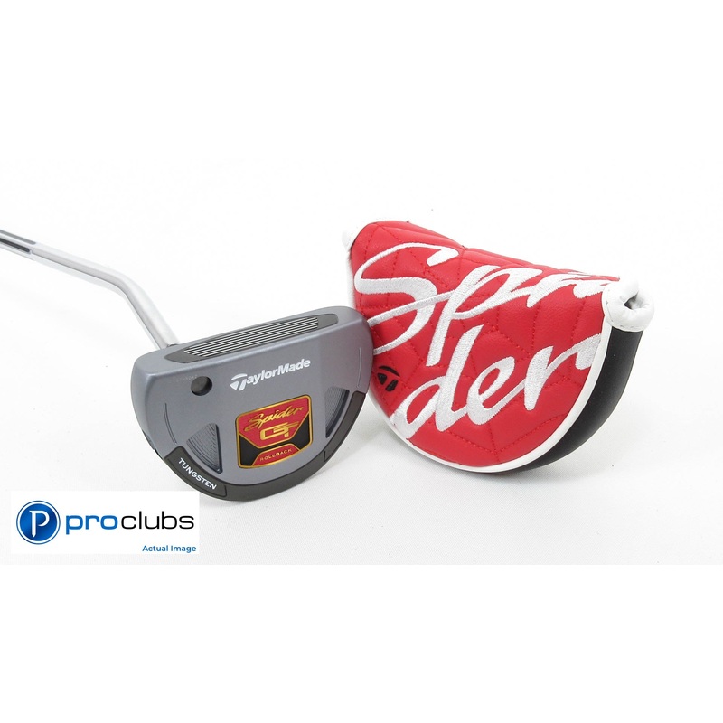 MINT Left Handed TAYLORMADE SPIDER GT ROLLBACK SINGLE BEND PUTTER w/ HEADCOVER