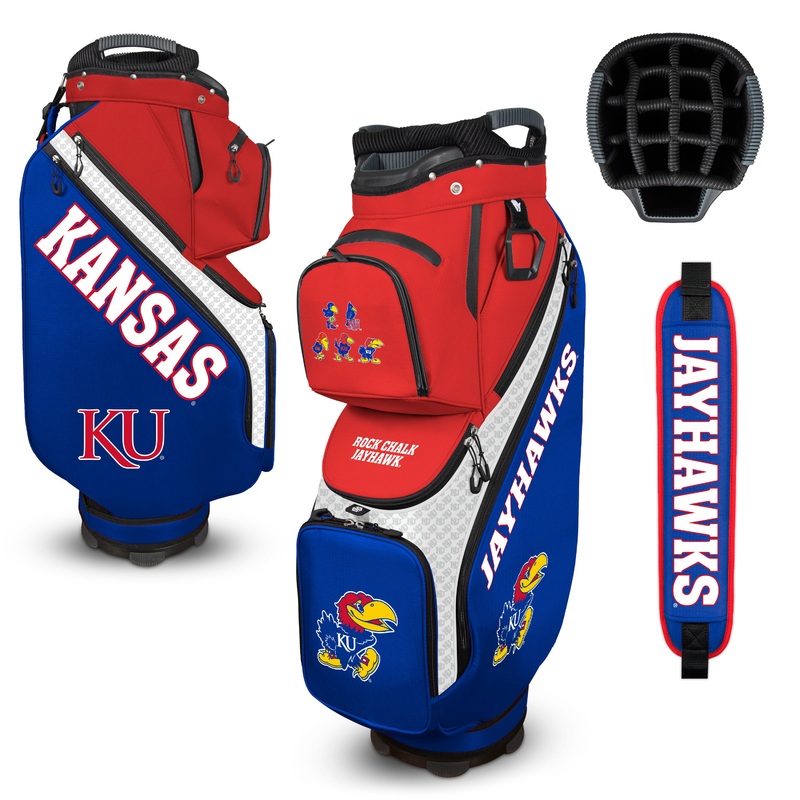 NCAA Team Effort Clubhouse Cooler Kansas Jayhawks Cart Bag