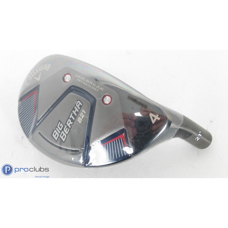 NEW! Callaway Big Bertha B21 21* – 4 Hybrid – Head Only – R/H 369485