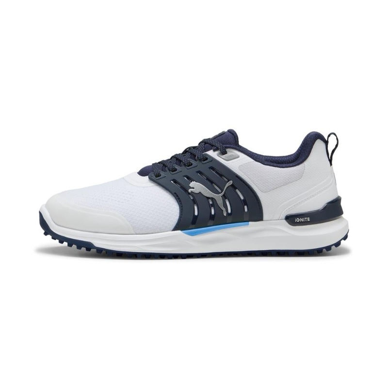 Puma Men’s Ignite Elevate X Golf Shoe 25 – Puma White/Deep Navy