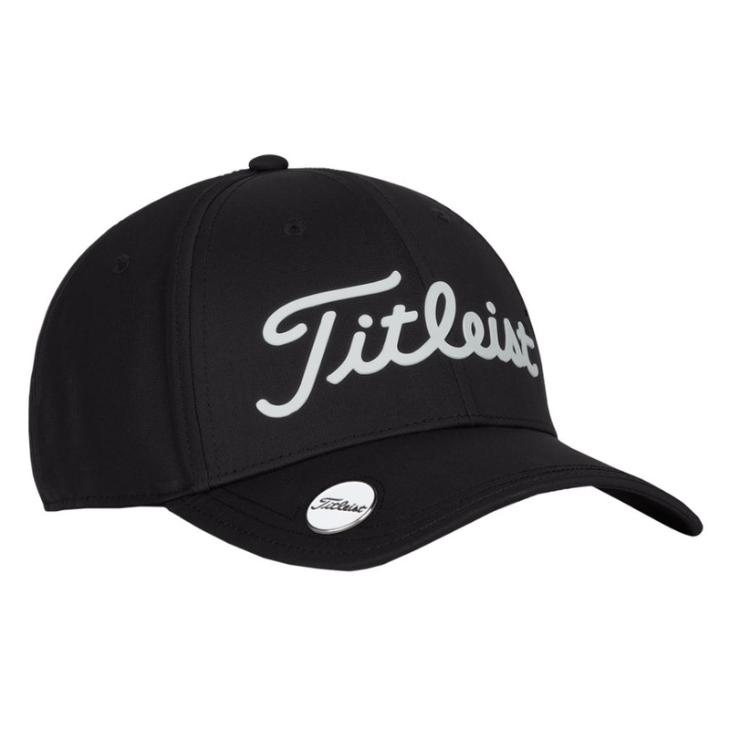 Titleist Players Performance Ball Marker Golf Cap Black/White – 24 Men