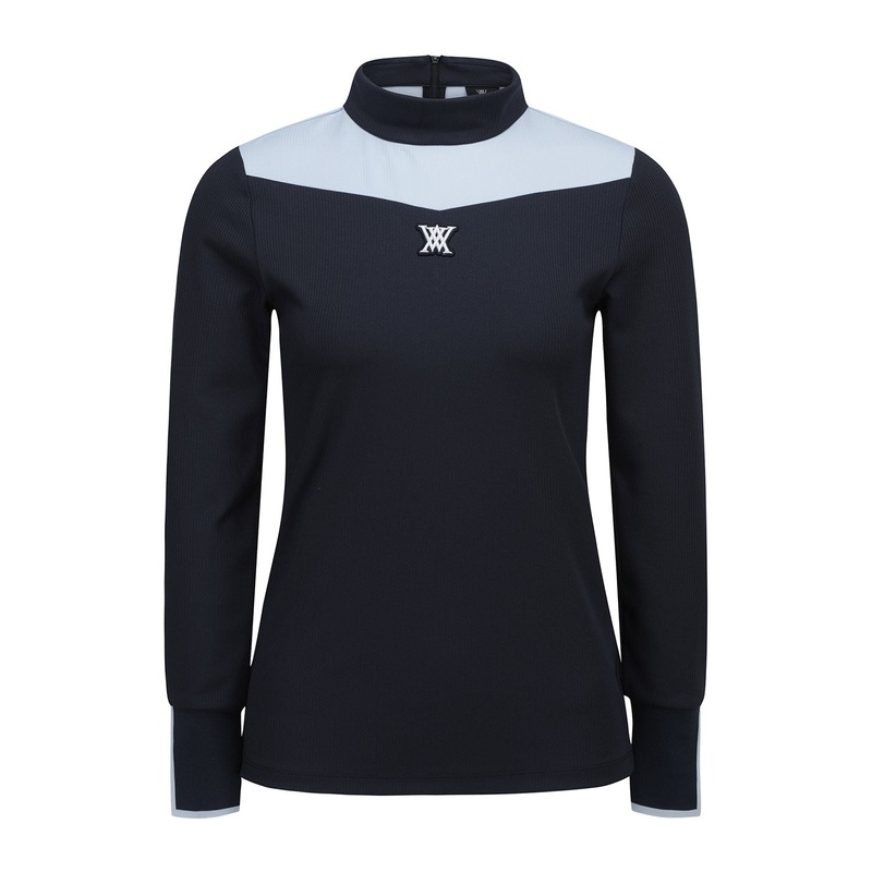 ANEW GOLF WOMEN SHOULDER BLOCK LONG T-SHIRT