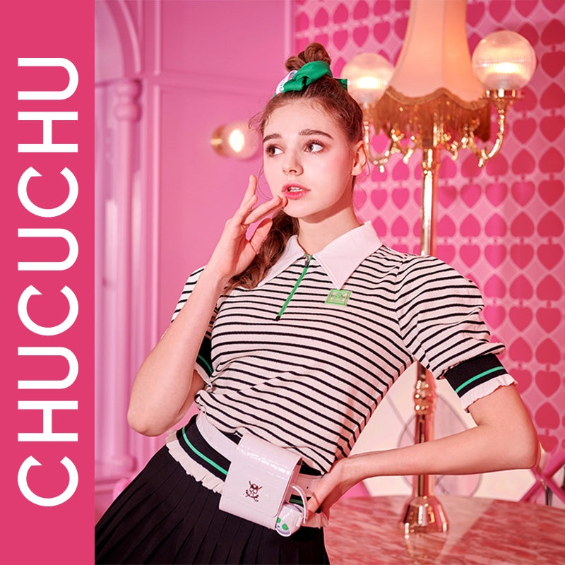 CHUCUCHU Women Spring Puff Top