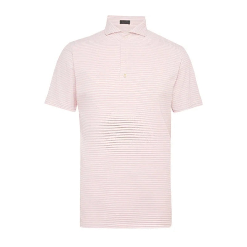 G/FORE Feeder Cutaway-Collar Striped Tech-Piqu Golf Polo