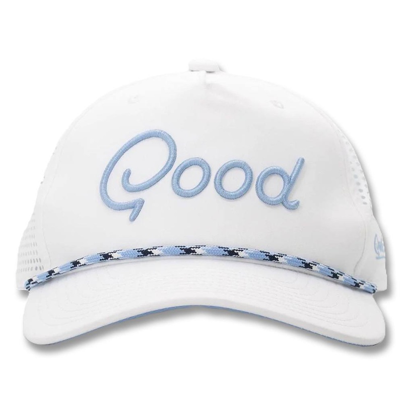 GoodGood Golf The Goodest Rope Golf Cap White – 24 Men
