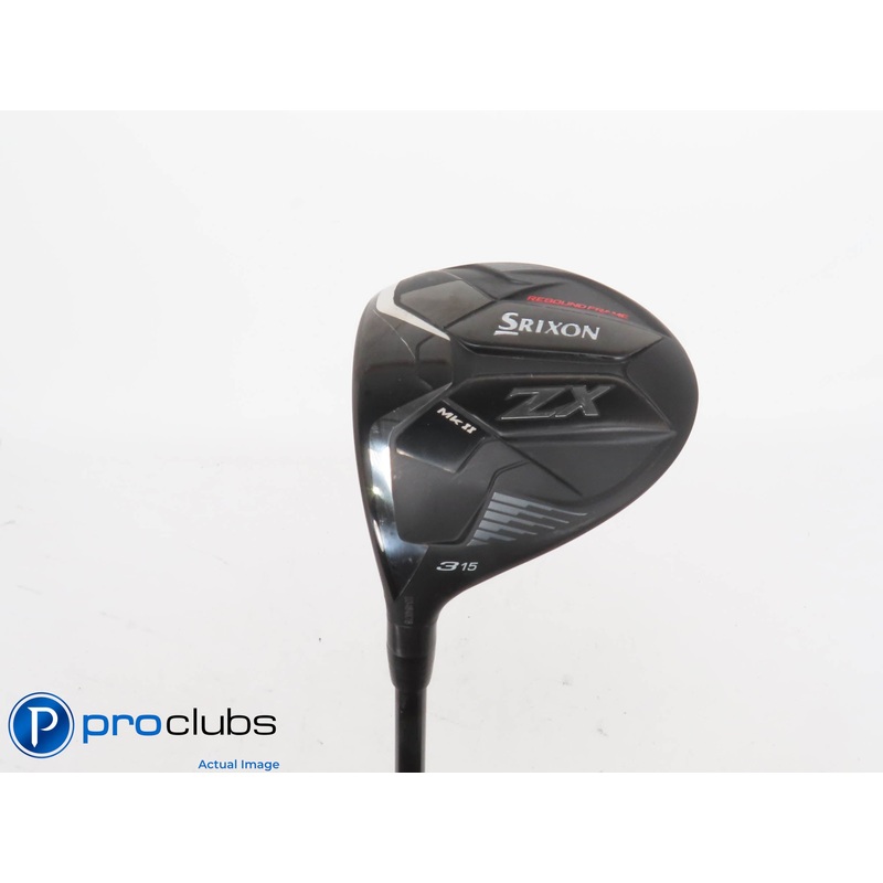 Left Handed Srixon ZX MKII 15* 3 Wood – Accra FX 3.0 Blue 130 M2 Senior – 416003