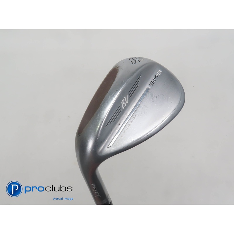 Left Handed Titleist Vokey SM9 D-Grind 58*(12*) Wedge – Vokey Wedge Flex 387390
