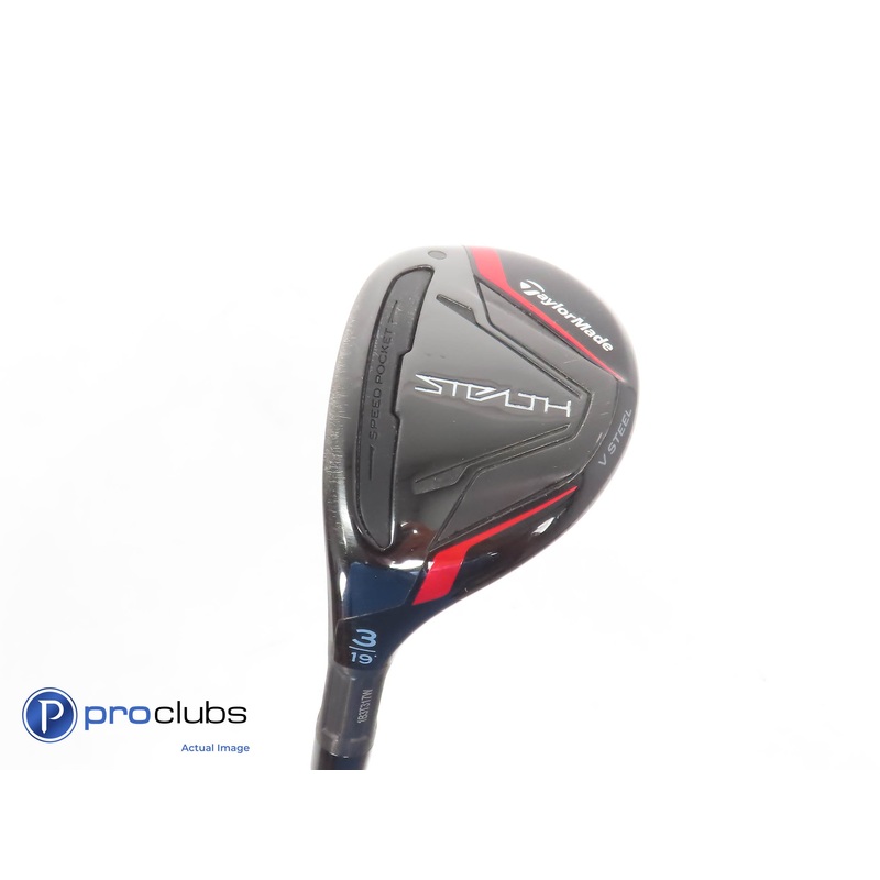 Nice Left Handed TaylorMade Stealth 19* 3 Hybrid Ventus Red 7S Stiff Flex 365050