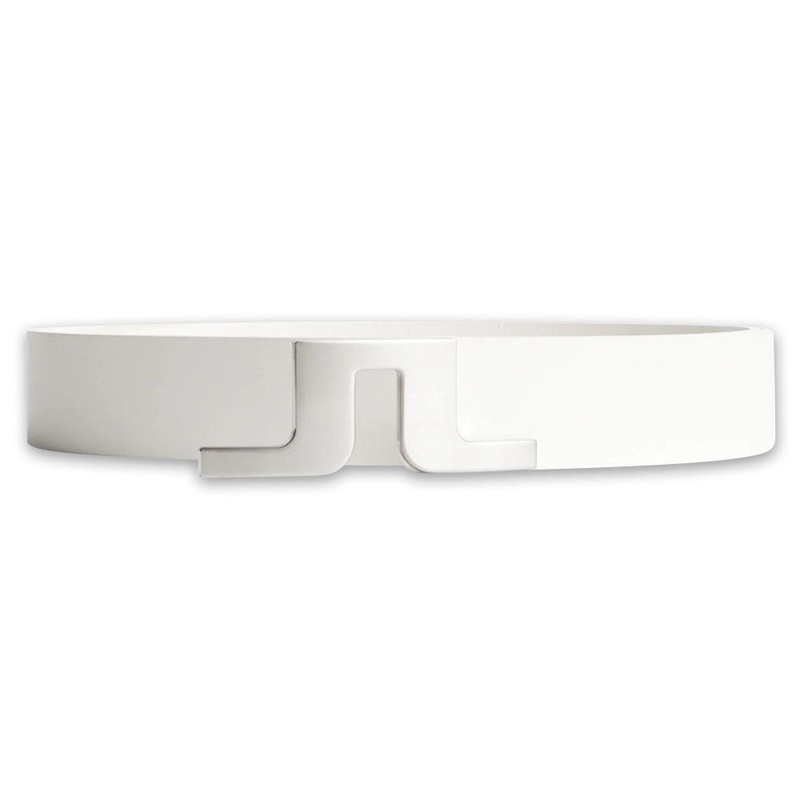 J.Lindeberg Bridger Golf Belt White – SS25 Men
