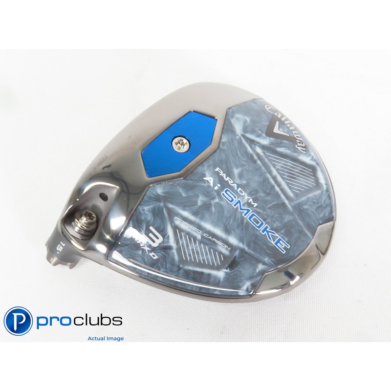 Mint! Left Handed Callaway PARADYM Ai Smoke MAX D 15* 3 Wood – Head Only 434655