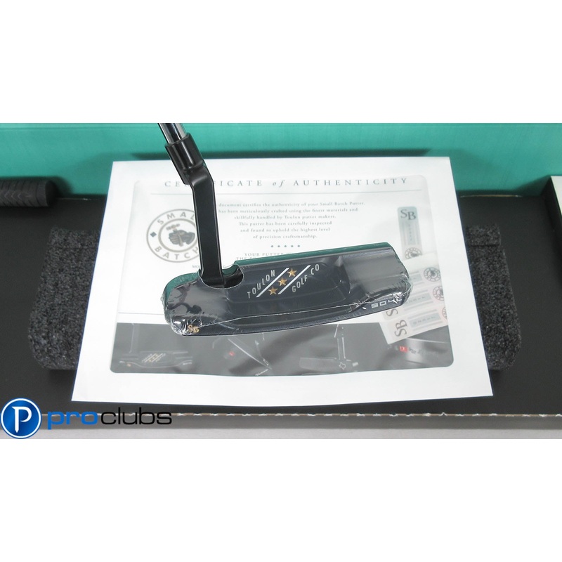 NEW TOULON SMALL BATCH TEXAS LIMITED EDITION PUTTER w/ BOX, COA!!! 392822
