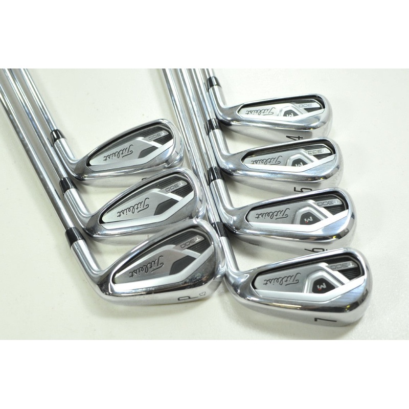 Titleist T300 2021 4-PW Iron Set Regular Flex Right AMT Red R300 Steel # 199960