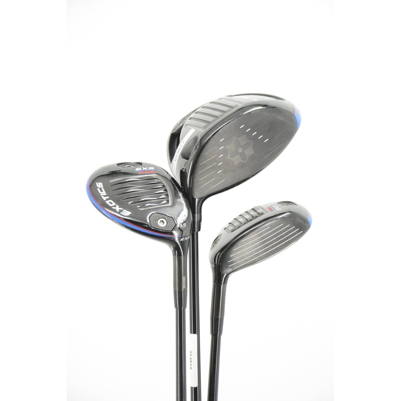 Tour Edge Exotics Exs Pro D, 3W, 5W Wood Set R Flex