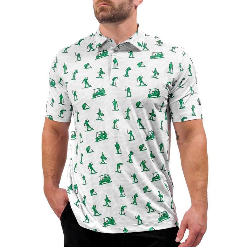 Waggle Men’s Toy Golfers Polo 25