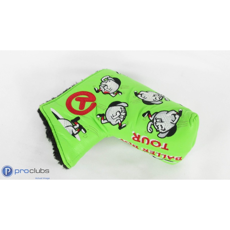 Circle T! Scotty Cameron “Baller Boy” Lime Mid-Mallet Headcover-415352