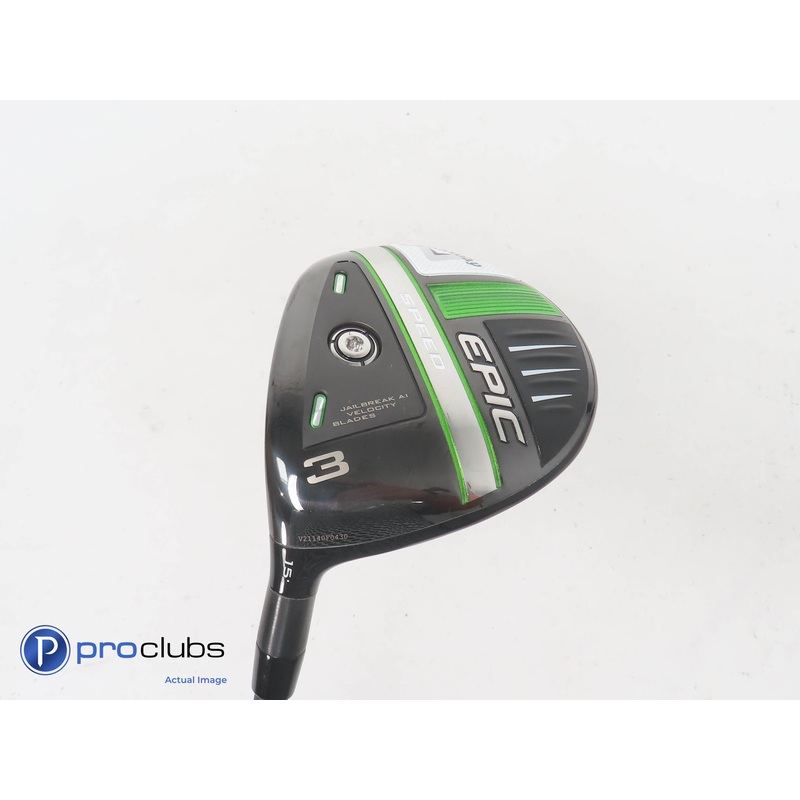 Excellent! Left Hand Callaway 21′ Epic Speed 15* 3 Wood – HZRDUS Regular 359752