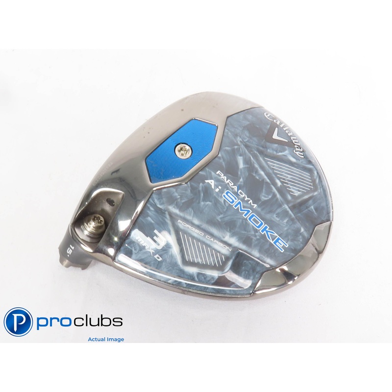 Excellent! Left Handed Callaway PARADYM Ai Smoke MAX D 15* 3 Wood – Head 429484