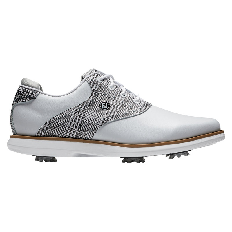 FootJoy FJ Traditions Golf Shoes Previous Season Style White/Multi/Gray – 21 Women