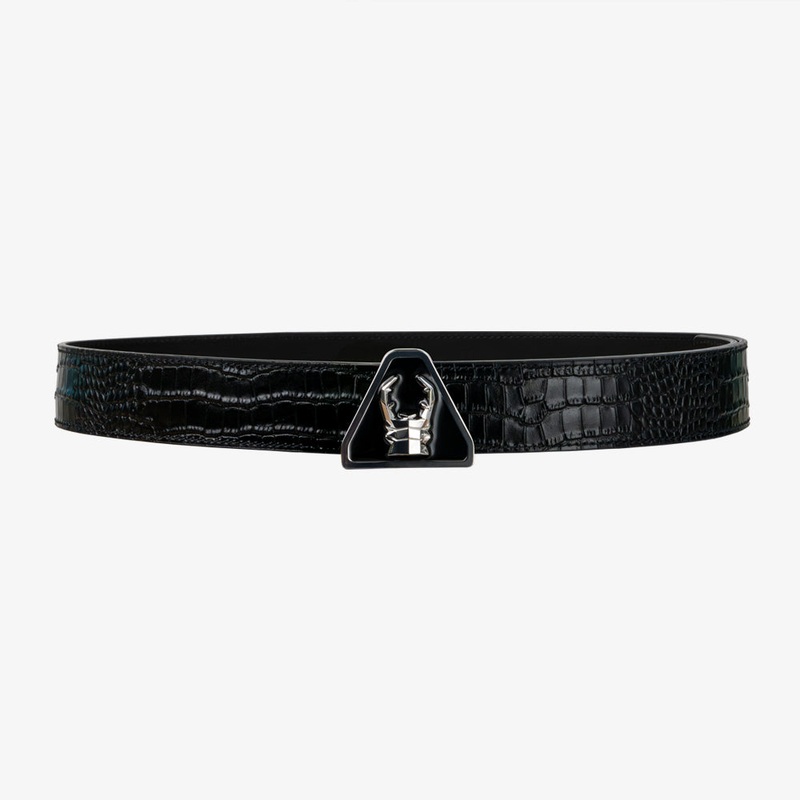 GFJ TRINITY TRIANGLE MEN BELT BLACK