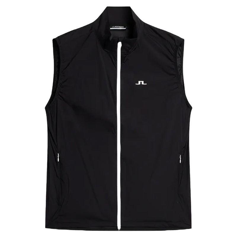 J.Lindeberg Ash Light Packable Golf Vest Black – SS24 Men