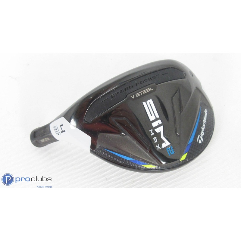 Left Handed TaylorMade SIM2 MAX 22* 4 Hybrid – Head Only – 366153