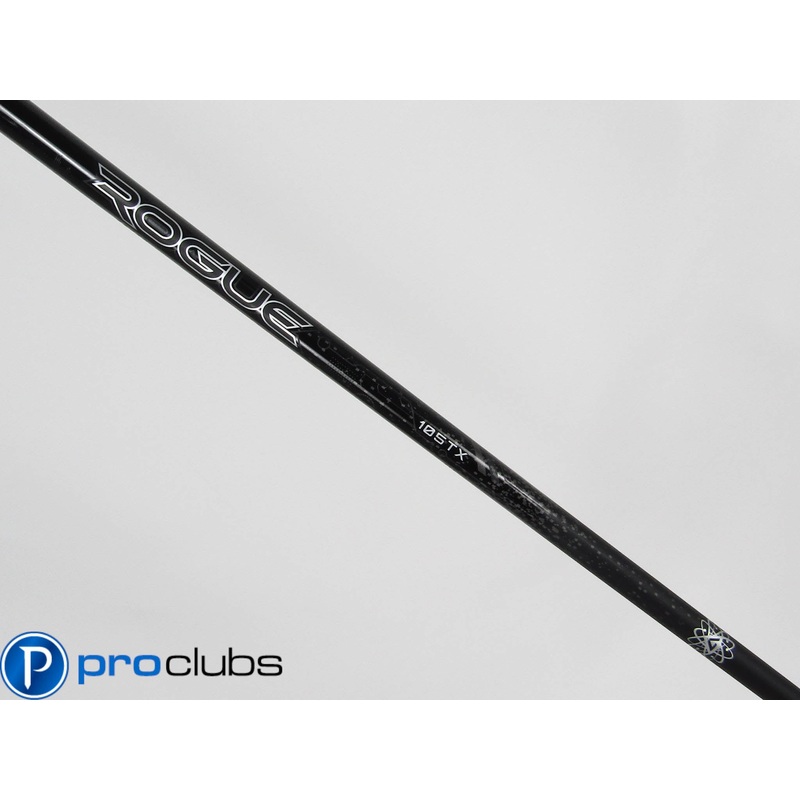 NEW ALDILA ROGUE BLACK 105 TX FLEX HYBRID SHAFT 42″ .370 TIP #420989
