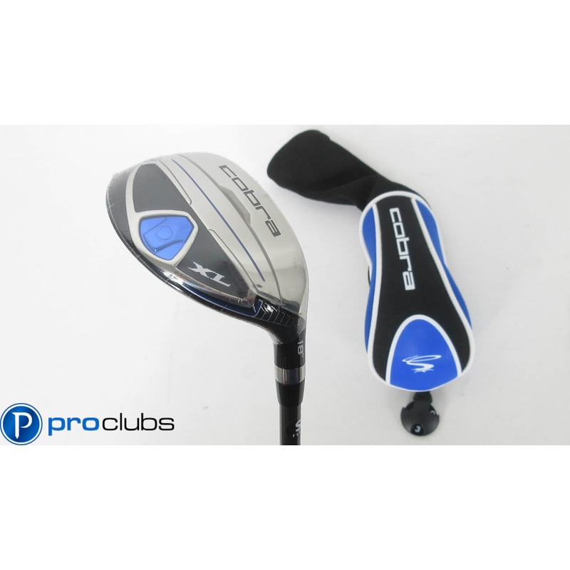 NEW COBRA GOLF XL 18* DEGREE #3 HYBRID STIFF FLEX w/ HEADCOVER #369995
