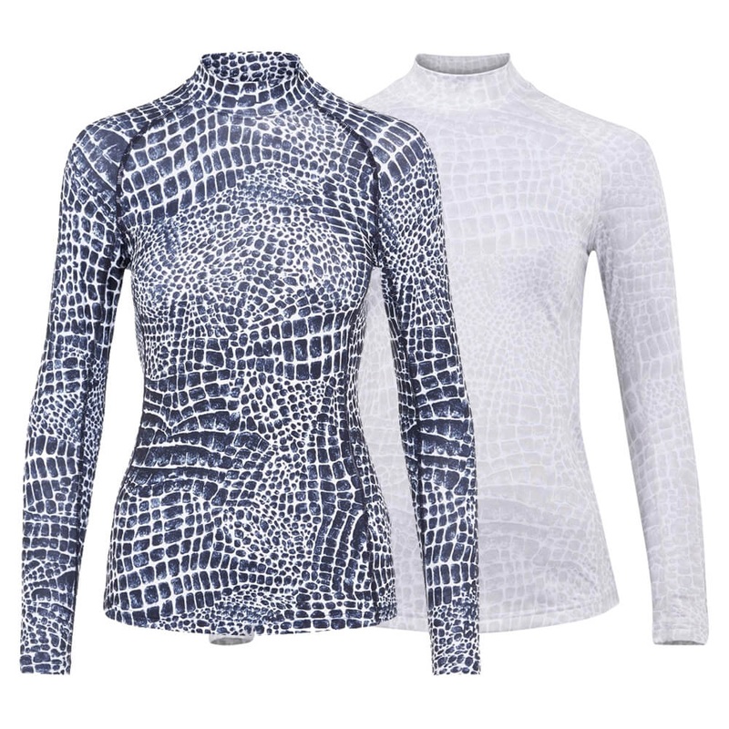 J.Lindeberg Asa Print Soft Compression Golf Top 2021 Women