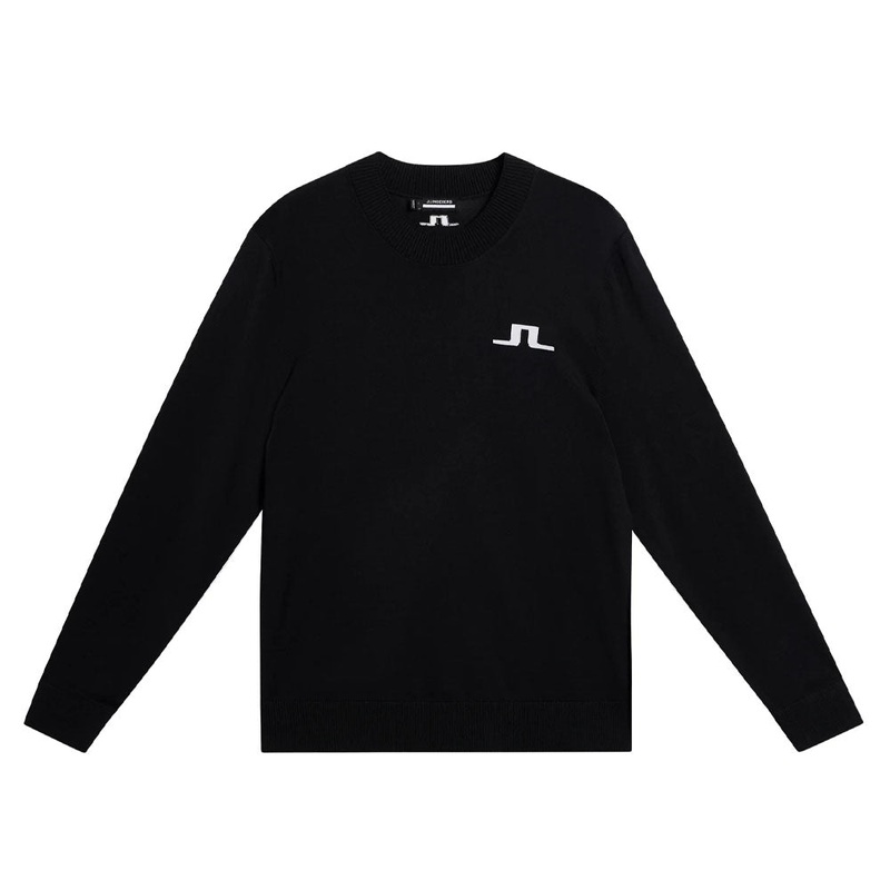 J.Lindeberg Gus Knitted Golf Sweater Black – SS24 Men