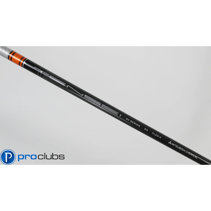 NEW MITSUBISHI TENSEI AV RAW ORANGE 55 X-FLEX DRIVER SHAFT 46″ #407438