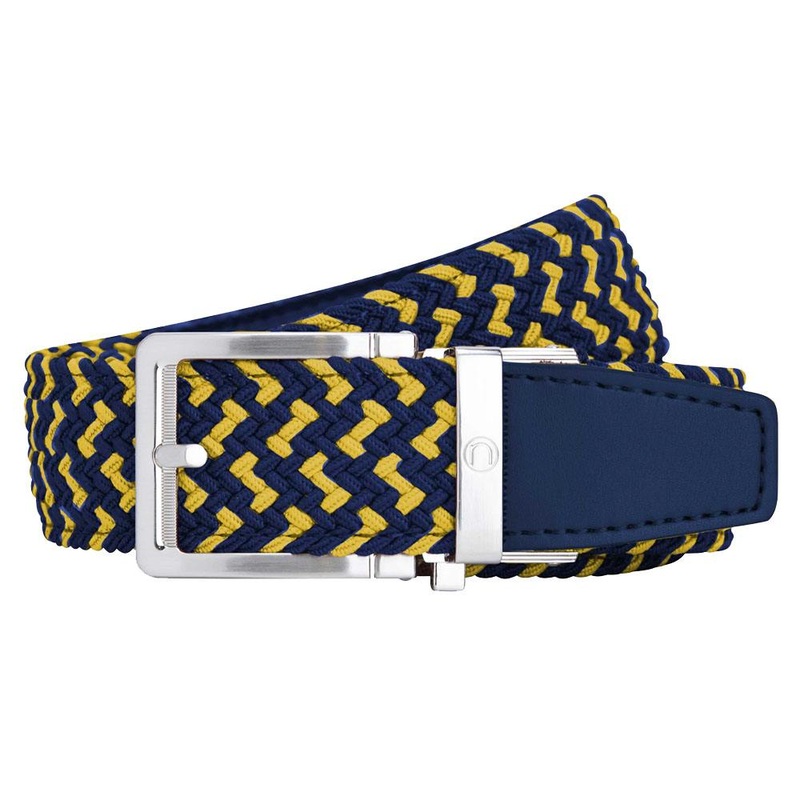 Nexbelt Braided Golf Belt Maize/Blue – 23 Men