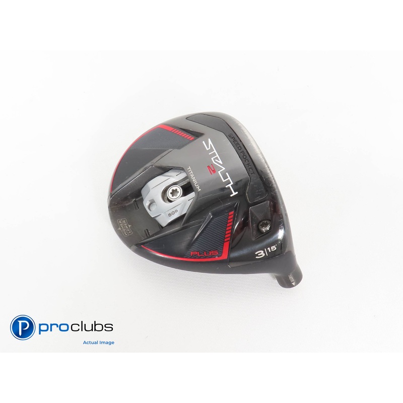 Nice TaylorMade STEALTH 2 PLUS 15* 3 Wood HEAD ONLY 378459