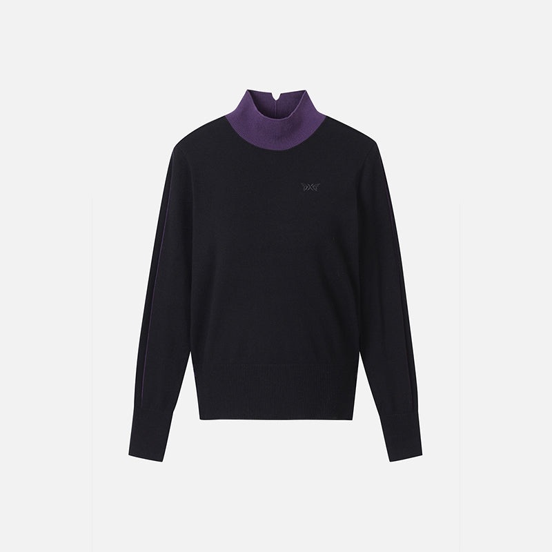PXG KOREA 2024FW WOMEN MOCK NECK SWEATER