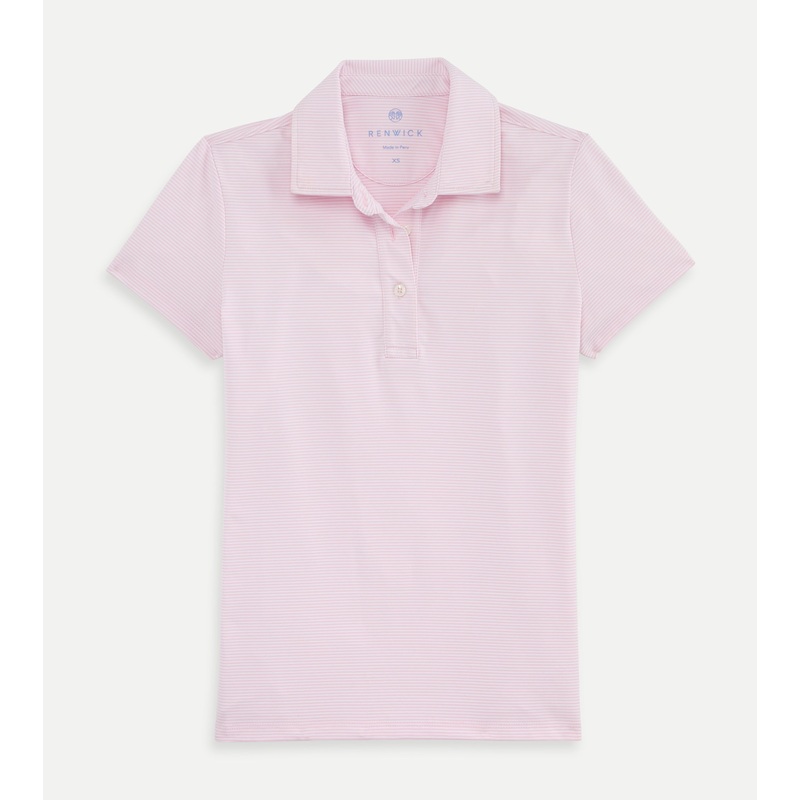 Renwick Stripe Performance Polo
