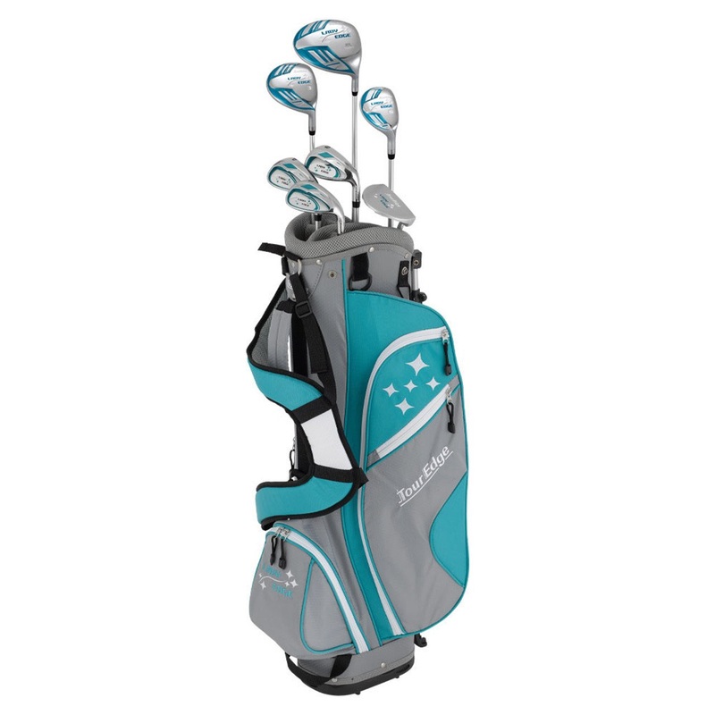 Tour Edge Women’s Lady Edge 11 Piece Package Golf Set – Stand Bag
