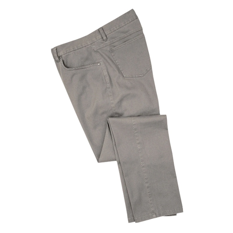 FootJoy Sueded Cotton Twill 5-Pocket Golf Pants Gray – FW22 Men