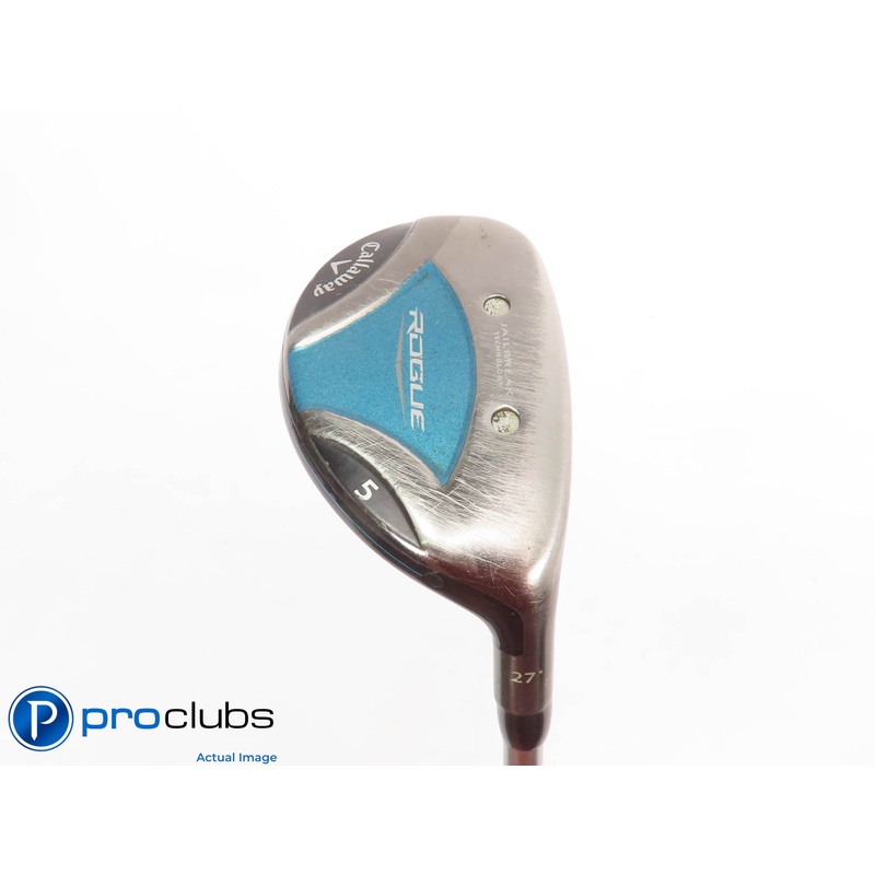Ladies Callaway ROGUE 27* 5 Hybrid – Aldila Quaranta 40g Ladies Flex – 438466