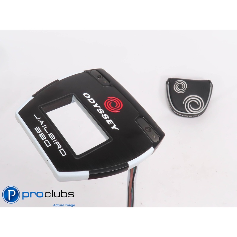 Nice Odyssey JAILBIRD 380 Double Bend 39″ PUTTER w/Cover 442350