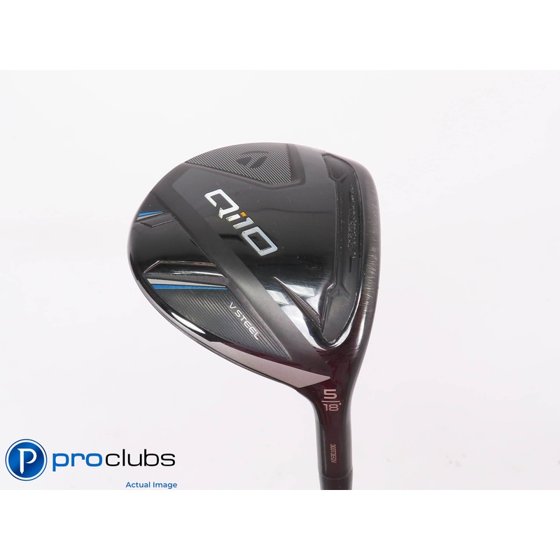 Nice TaylorMade Qi10 18* 5 WOOD – Even Flow Riptide 60g 5.5 Regular Flex 448684