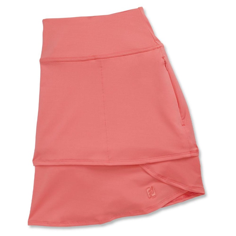 FootJoy Performance Layered Golf Skort Bright Coral – SS23 Women