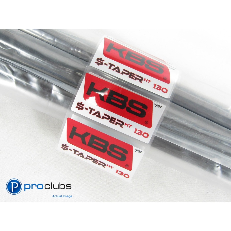 New! KBS $-TAPER HT 130 X Black Gloss Steel Iron Shaft Set (3-W, W) .355″ Taper