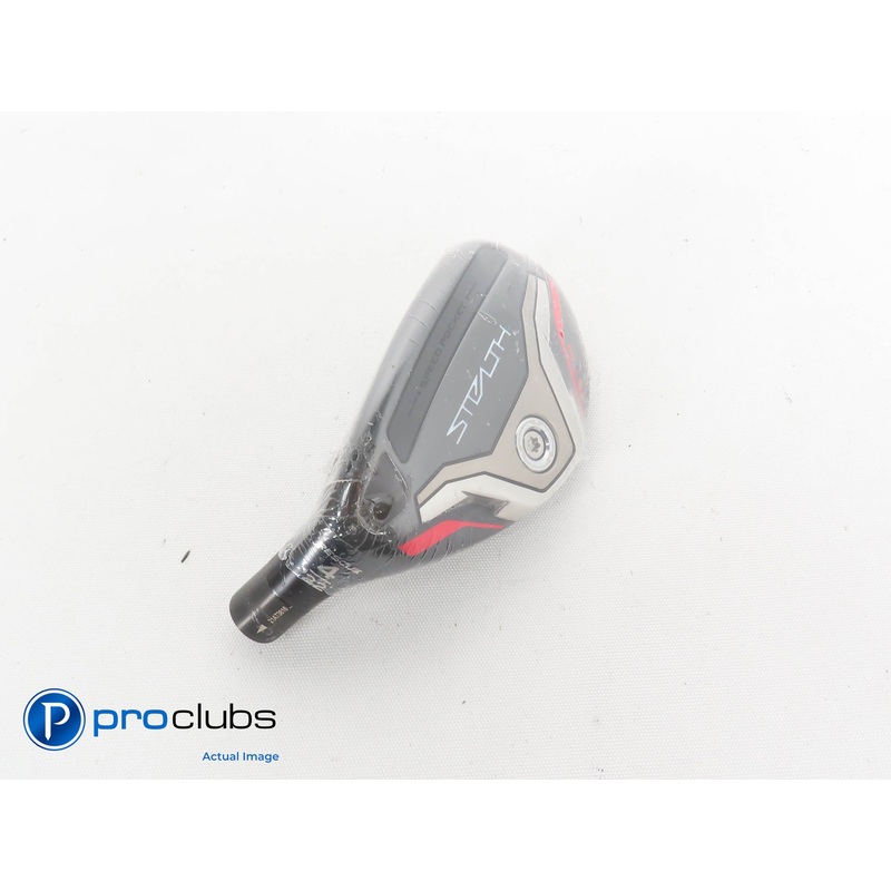 New! Left Hand TaylorMade Stealth Plus+ Rescue 22* 4 Hybrid – Head Only – 333293