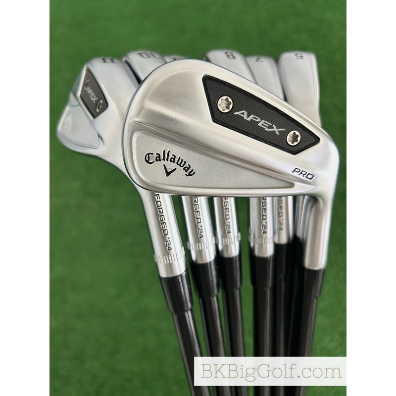Callaway Apex Pro / CB 24 Forged Combo Iron Set 5-G / MMT 95 Stiff Graphite